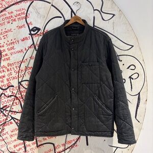Vintage J Crew NX-631 Sussex Quilted Jacket Military